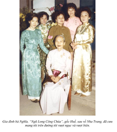 Nguyễn Hữu Chí: gia đình bà Nghĩa